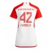 Tanie Strój piłkarski Bayern Munich Jamal Musiala #42 Koszulka Podstawowej dla damskie 2023-24 Krótkie Rękawy